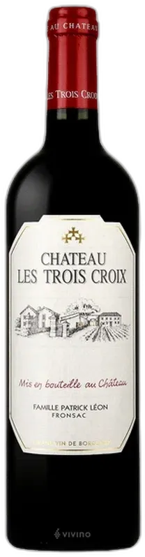 illustration du vin les Trois Croix Fronsac