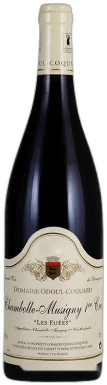 photos du vin Odoul-Coquard Chambolle Musigny les Fuees Rouge 2020