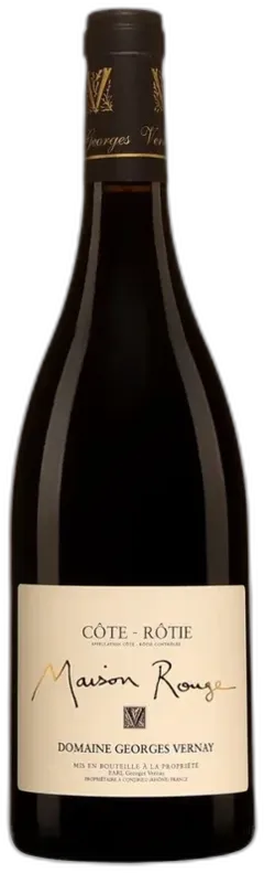 vue du vin Vernay Cote Rotie Maison