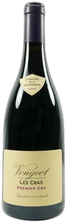 vue du vin Vougeraie Vougeot les Cras Rouge 2021