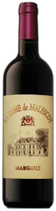 capture du vin Dame de Malescot Margaux