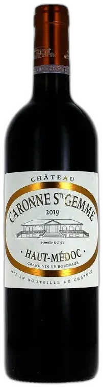 vue du vin Château Caronne Ste Gemme Haut-Médoc 2019
