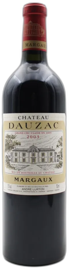 vue du vin Château Dauzac