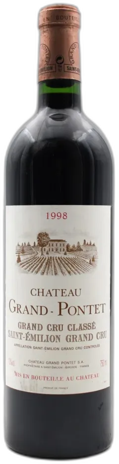 photo du vin Château Grand-Pontet 1998