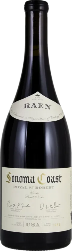vue du vin Raen Royal st. Robert Cuvee Pinot Noir 2022