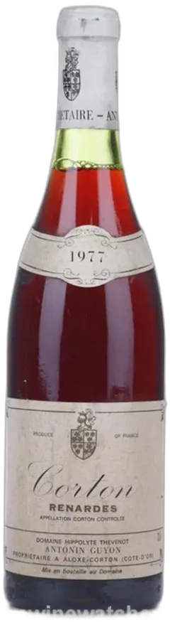 photo du vin Corton Renardes