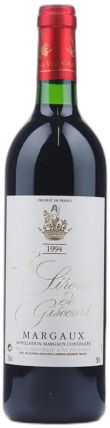 photo du vin La Sirene de Giscours