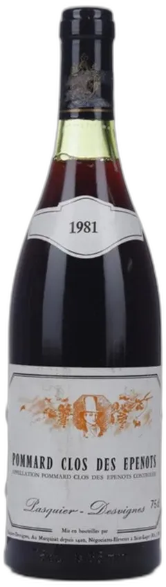 aperçu du vin Clos des Epenots