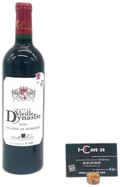 photos du vin Lalande de Pomerol Château Vieille Dynastie