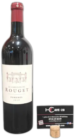 photo du vin Pomerol Carillon de Rouget