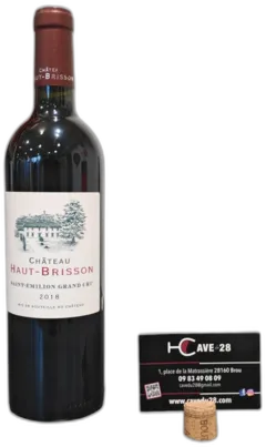 image du vin Saint Émilion Grand Cru Château Haut-Brisson