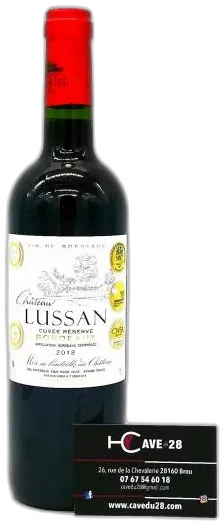 illustration du vin Blaye Côtes de Bordeaux Château Lussan