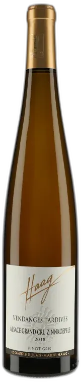 photo du vin Vendange Tardive Zinnkoepflé Pinot Gris