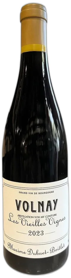 image du vin Volnay les Vieilles Vignes Bourgogne Rouge Maxime Dubuet-Boillot 2023