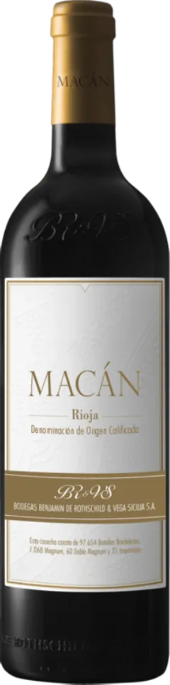 photo du vin Vega Sicilia Macán Rioja 2016