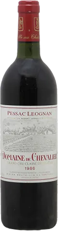 image du vin Domaine de Chevalier Pessac-Léognan Grand Cru Classé de Graves Rouge 1986