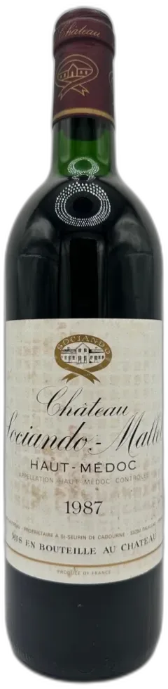 photo du vin Sociando Mallet