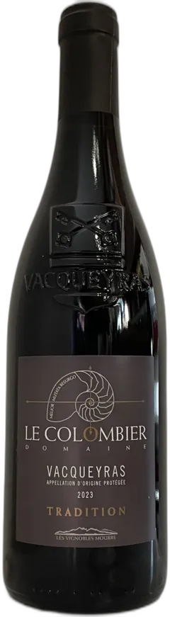 image du vin Vacqueyras Tradition Dom du Colombier Vignoble Jean Louis Mourre a Bio