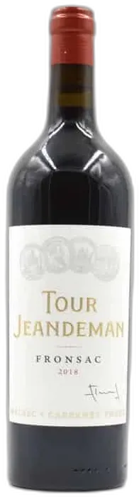 photos du vin Château Jeandeman, "Tour Jeandeman" Fronsac Rouge 2018