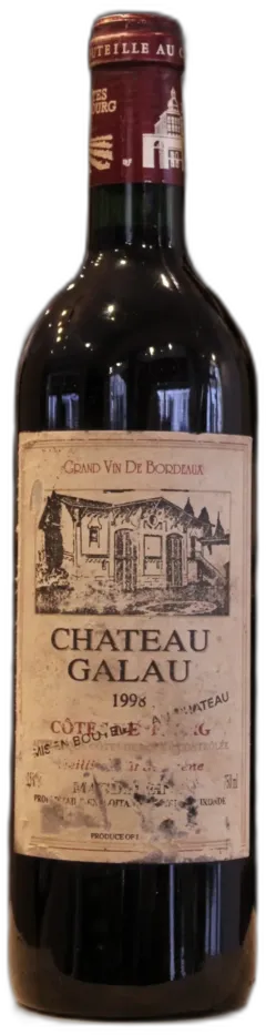 illustration du vin Cotes de Bourg 1998 Chateau du Galau