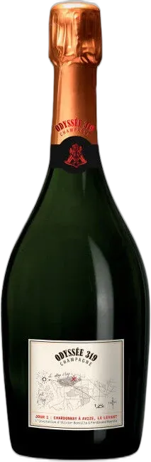 aperçu du vin Odyssée 319 Jour 1 Chardonnay à Avize, le Levant