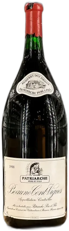 photo du vin Patriarche Beaune 1er Cru "Cent-Vignes" 1988 Mathusalem