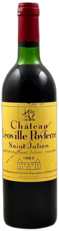 image du vin Léoville Poyferré Saint Julien 1983