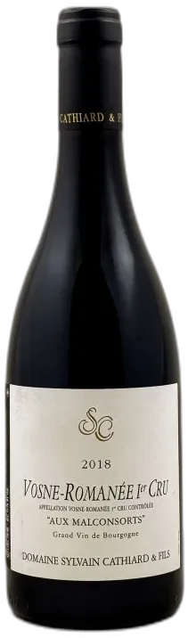 vue du vin Cathiard Vosne Romanée 1er Cru "Malconsorts" 2018