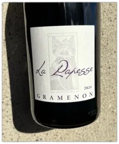 photo du vin Domaine Gramenon Côtes du Rhône la Papesse 2024 Magnum