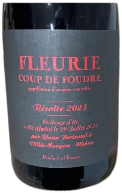 capture du vin Coup de Foudre