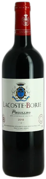 photo du vin Château Lacoste-Borie Pauillac 2018