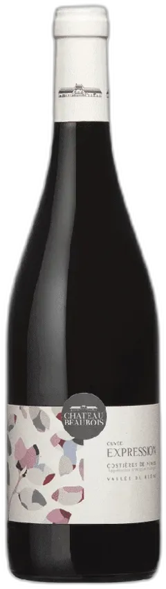 vue du vin Château Beaubois Costières de Nîmes Rouge Expression 2023