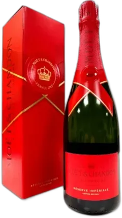image du vin Champagne Moet & Chandon Impérial Réserve Édition Limitée Rouge en