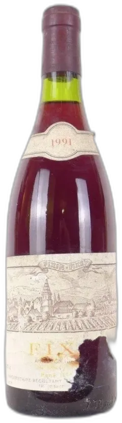 vue du vin Fixin Rouge