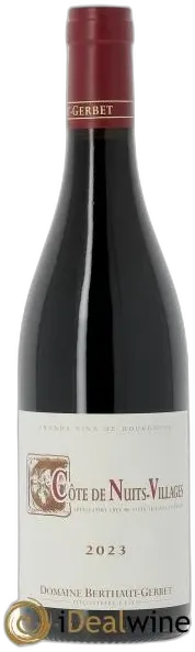 photo du vin Berthaut Gerbet