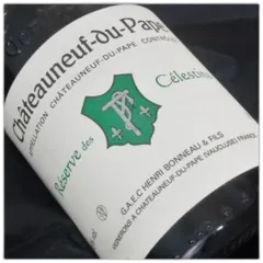 illustration du vin Henri Bonneau Cdp Rouge Reserve des Celestins 1999