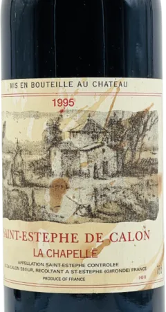 image du vin La Chapelle de Calon Ségur