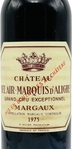photo du vin Château Bel Air Marquis d’Aligre