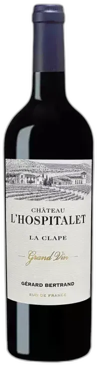 vue du vin Château l’Hospitalet Grand Vin
