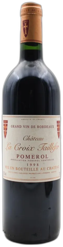 capture du vin Château la Croix Taillefer 1998