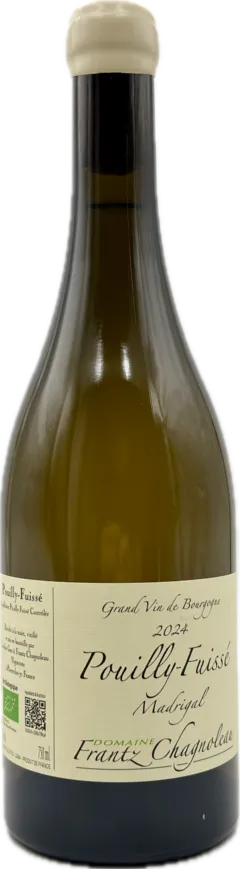 image du vin Domaine Frantz Chagnoleau Madrigal 2024 Vin Blanc, Bourgogne
