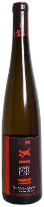 aperçu du vin Domaine Bott Geyl, Gewurztraminer, Sonnenglanz Vendanges Tardives