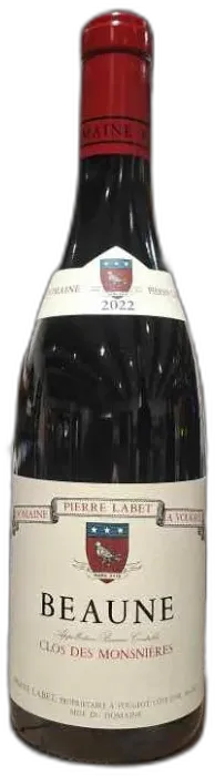 image du vin Beaune Rouge Clos des Monsnières Pierre Labet 2022