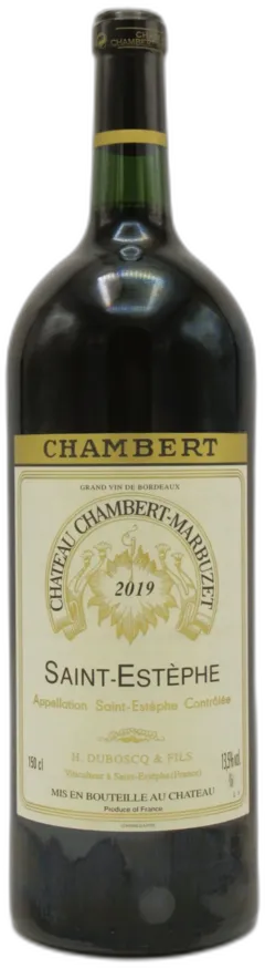 photo du vin Saint Estephe Chateau Chambert Marbuzet 2019
