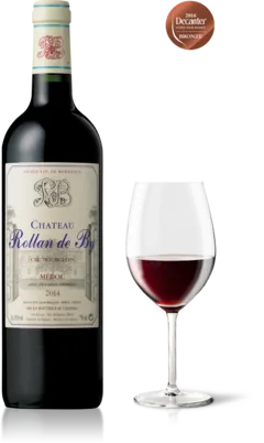 vue du vin Château Rollan de by