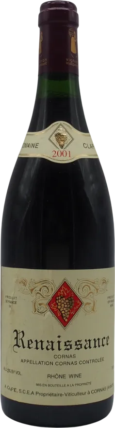 vue du vin Cornas Renaissance