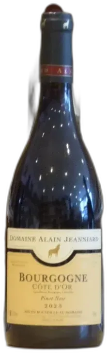 photo du vin Bourgogne Côte d’or Domaine Alain Jeanniard 2023
