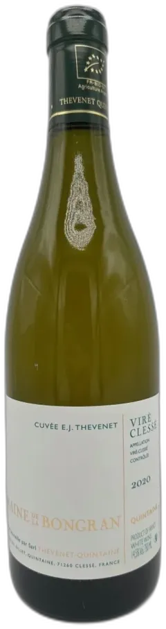 photo du vin Domaine Thevenet Quintaine Cuvee E.J. Thevenet Vire-Clesse Bourgogne France