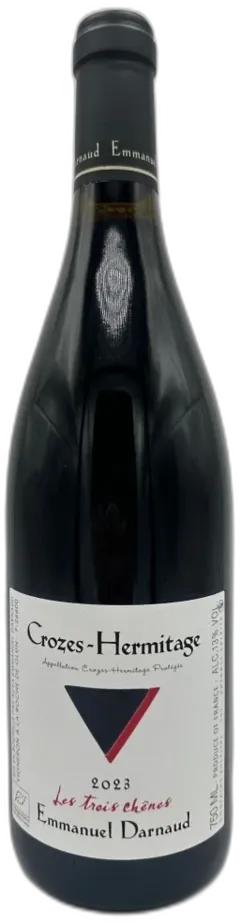 capture du vin Domaine Emmanuel Darnaud les Trois Chenes Crozes-Hermitage 2023 Vallée du Rhône France