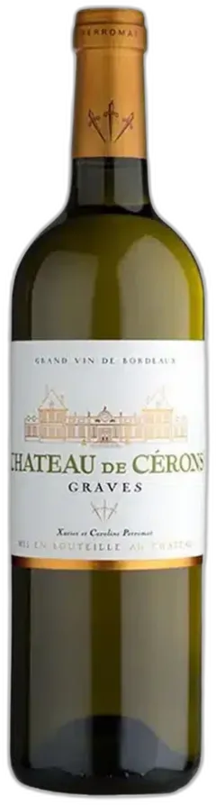 image du vin Château de Cérons Blanc 2022 Vin de Graves